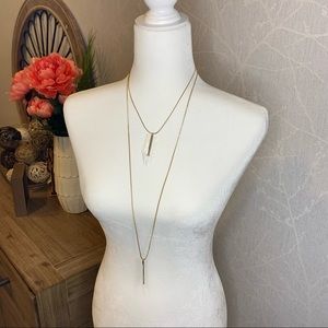 KELLY & KATIE layered necklace in gold